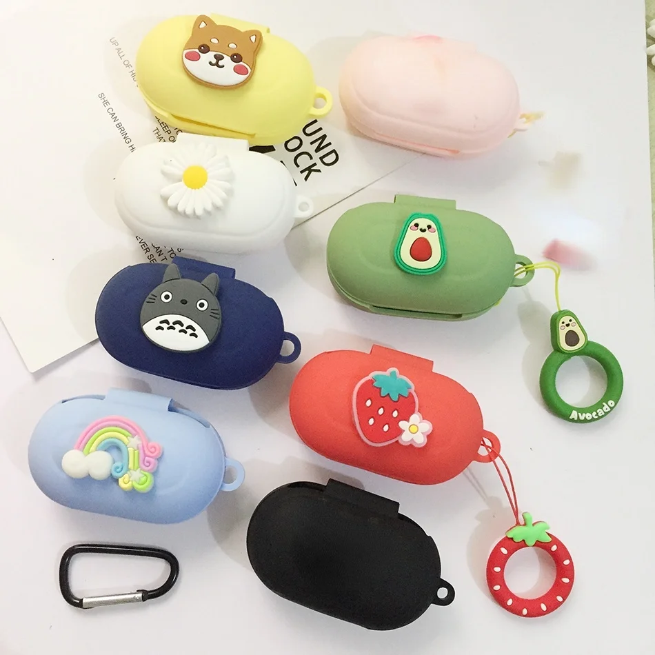 

For Samsung Galaxy buds + Case Cute Cartoon Galaxy buds Plus Wireless Bluetooth earphone Protective Case Silicone Cover buds +