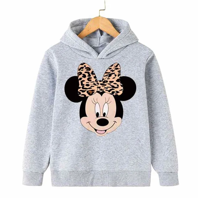 

Disney Mickey Mouse Girls Jackets Children Hoodies Sweatshirt Baby Boys Clothing Spring Autumn Coat Kids Casual Hood Outwear