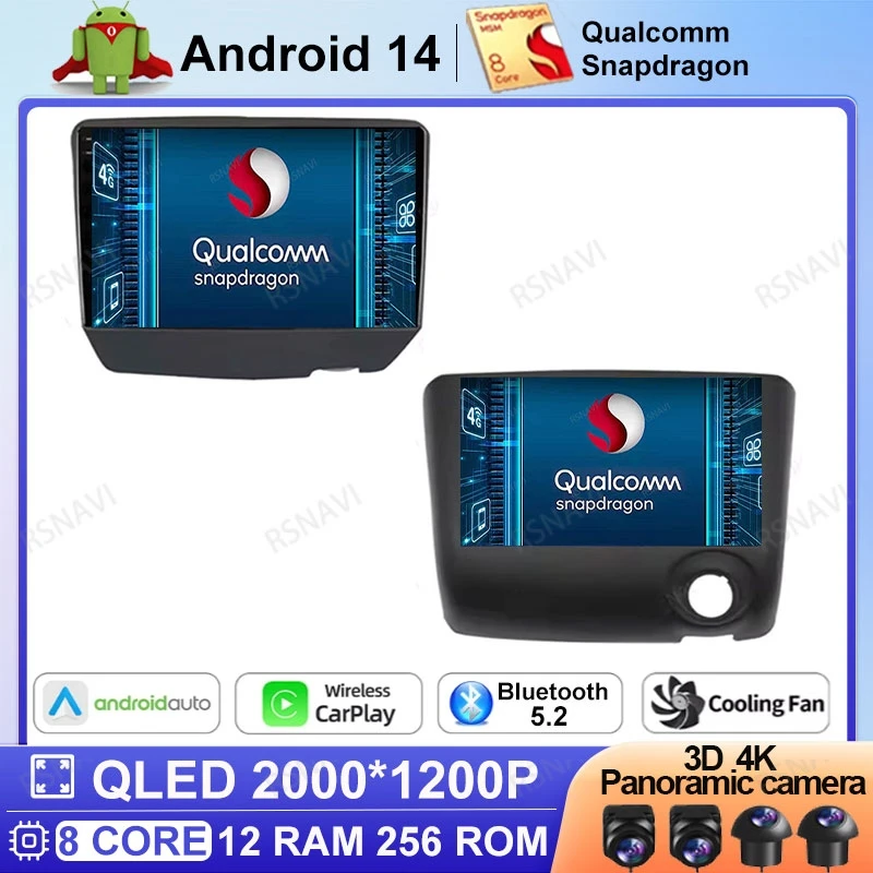 Автомобильное радио Android 14 для Toyota Vitz XP10 Yaris Platz Echo 1999 2000 2001 2002 2003-2005 навигация