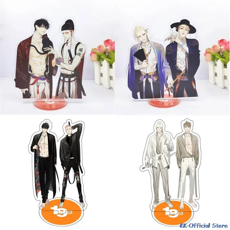 15CM Anime 19 Days Cartoon Cosplay Acrylic Desk Stand Youth Figure Old Xian Hetian Jian Yi Desktop Model Plate Holder Decoration - купить по