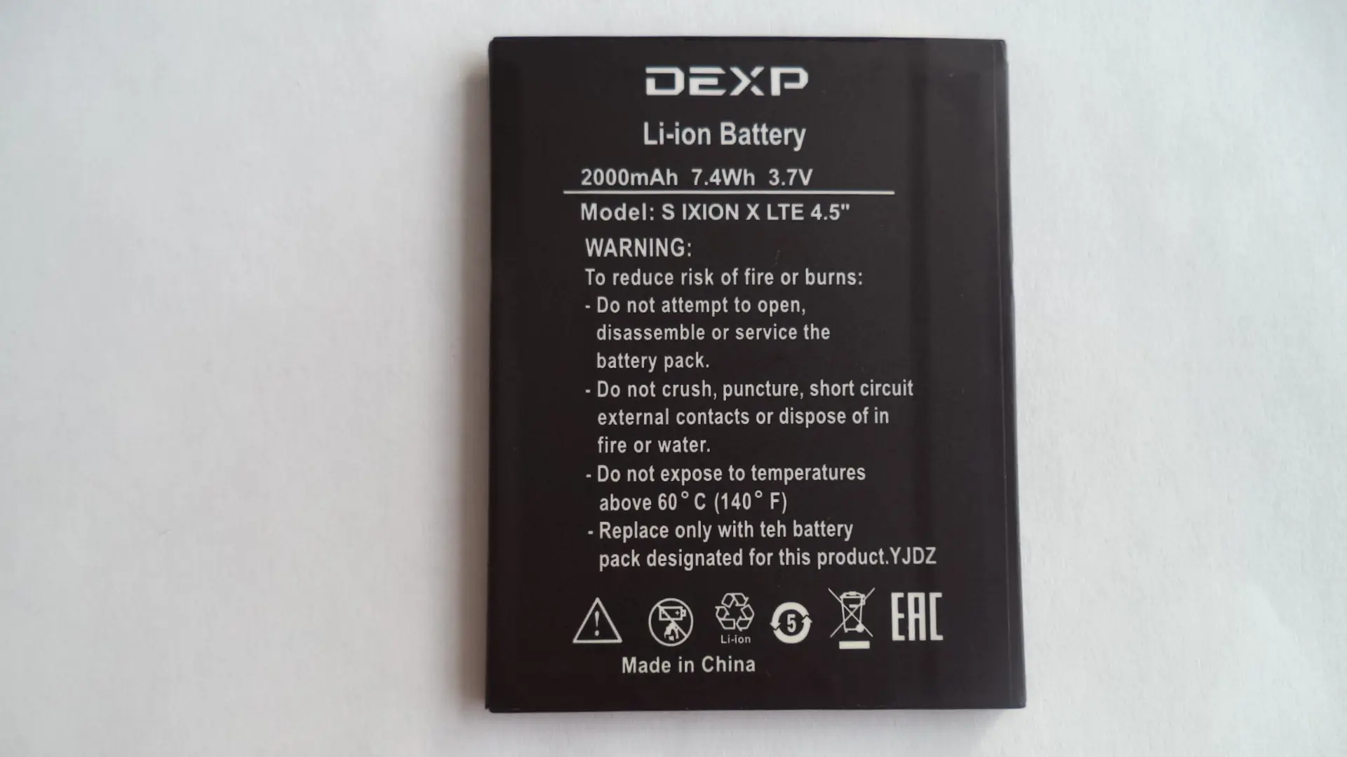 Аккумулятор для DEXP S Ixion X LTE 4.5 | Мобильные телефоны и аксессуары