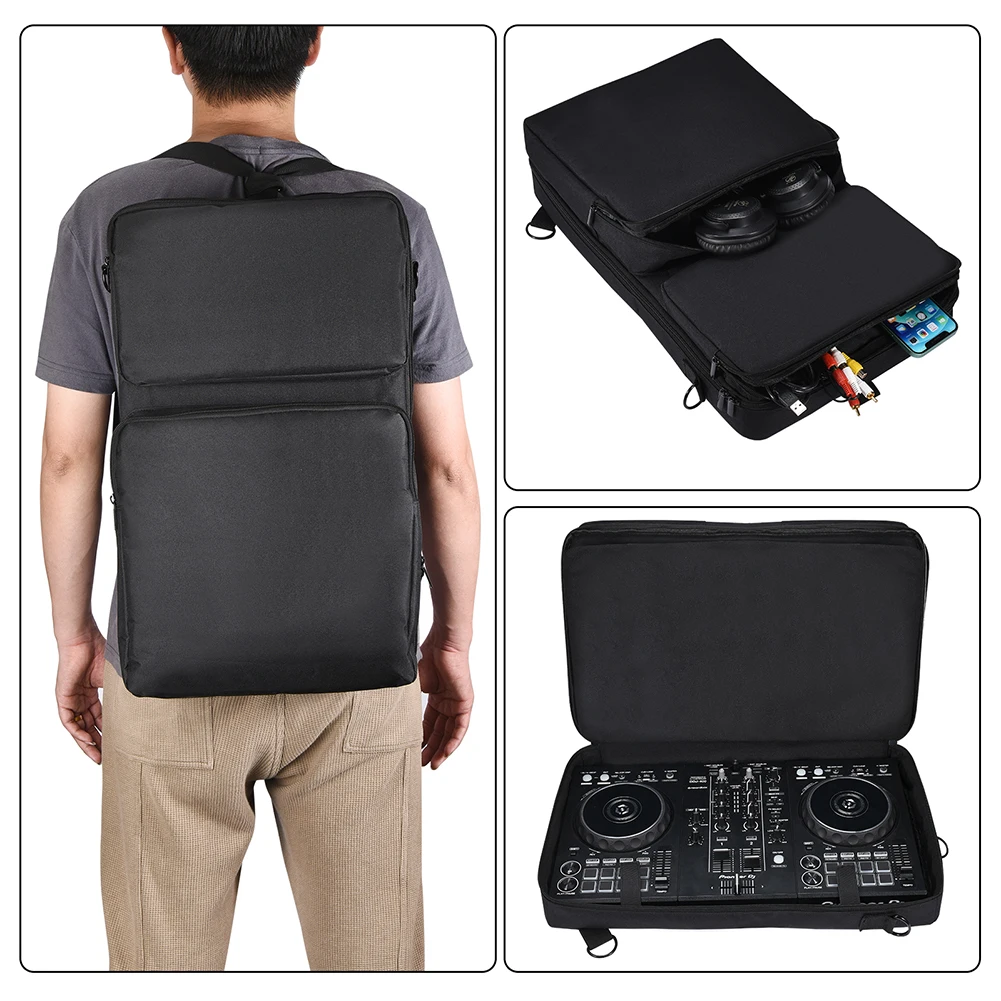 

Portable DJ Controller Padded Storage Bags Travel Carrying Protective Box EVA Hard Case for Pioneer DDJ-400 DDJ-FLX4 DDJ-SB3