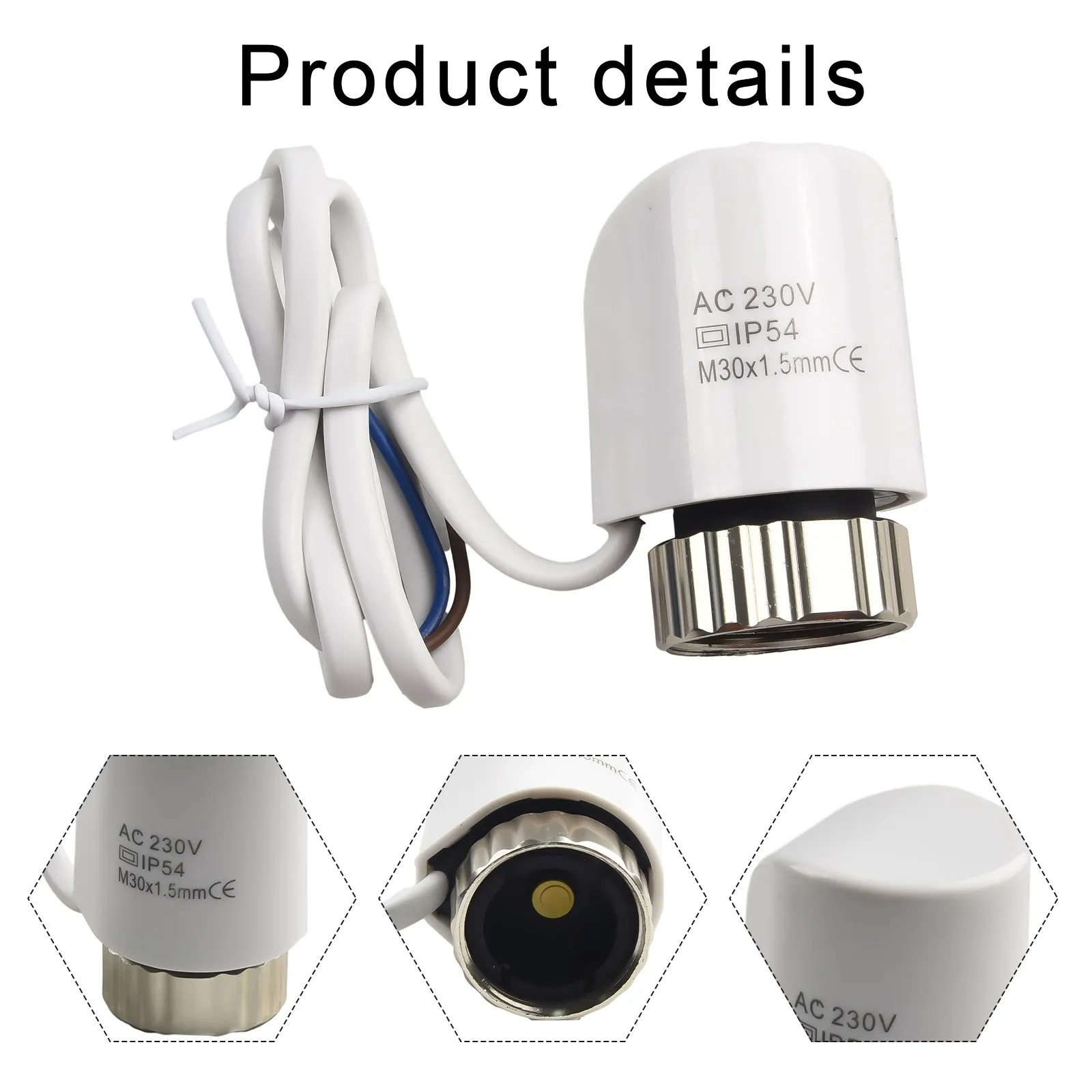 Электропривод для теплого пола 1 5 В переменного тока M30 мм