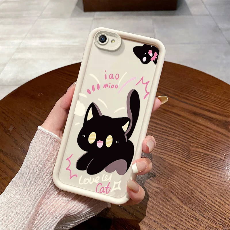 Черно-белый чехол с рисунком кошки для VIVO Y35 Plus S12 S10e S9 S9E Y200i Y36 Y36i Y12 Y100 Y78t Y77t