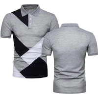 men polo shirts mens tshirts survey scholar style toptees topshirts golftennis contrast color polo