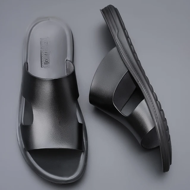 Men Slippers Mesh Summer Bath Outdoor 