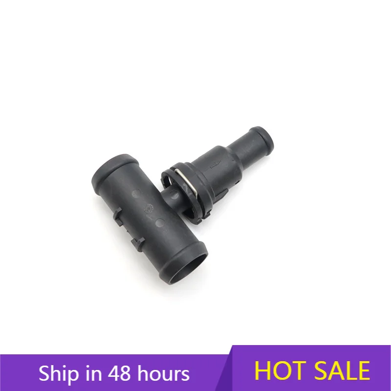 

Автомобильный Охлаждающий термостат для Volkswagen серии Audi A3 A4L Q3 TT, соединитель для водопроводной трубы, черные прочные детали 1K0121113A