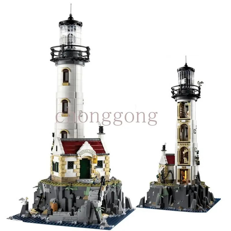 Купить 2022 Новинка 2065 шт. Новый Морской Маяк 21335 собранная модель строительные блоки Набор кирпичей детские развивающие игрушки набор подарков на д...