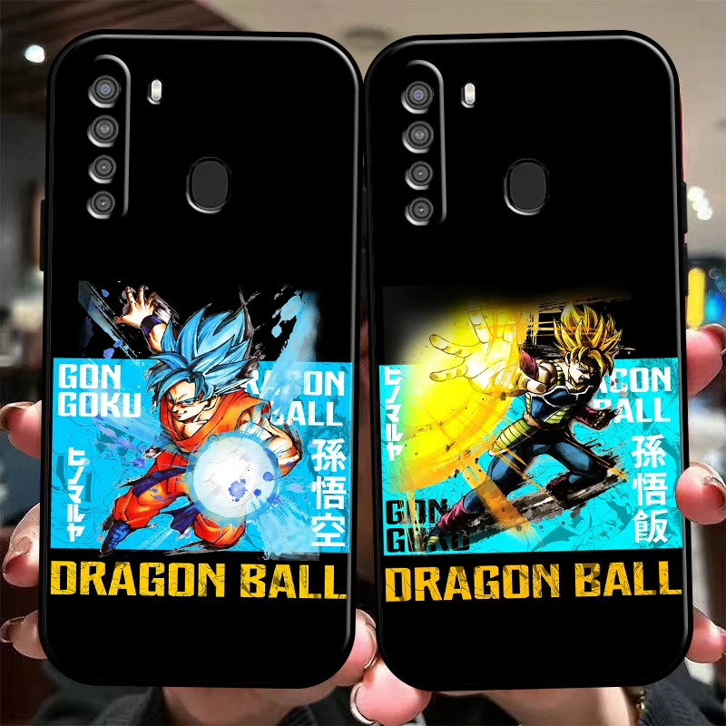 

Japanese Dragon Ball Anime Phone Case For Samsung Galaxy S8 S8 PLus S9 S9 Plus S10 S10E S10 Lite 5G Plus Back Black Coque
