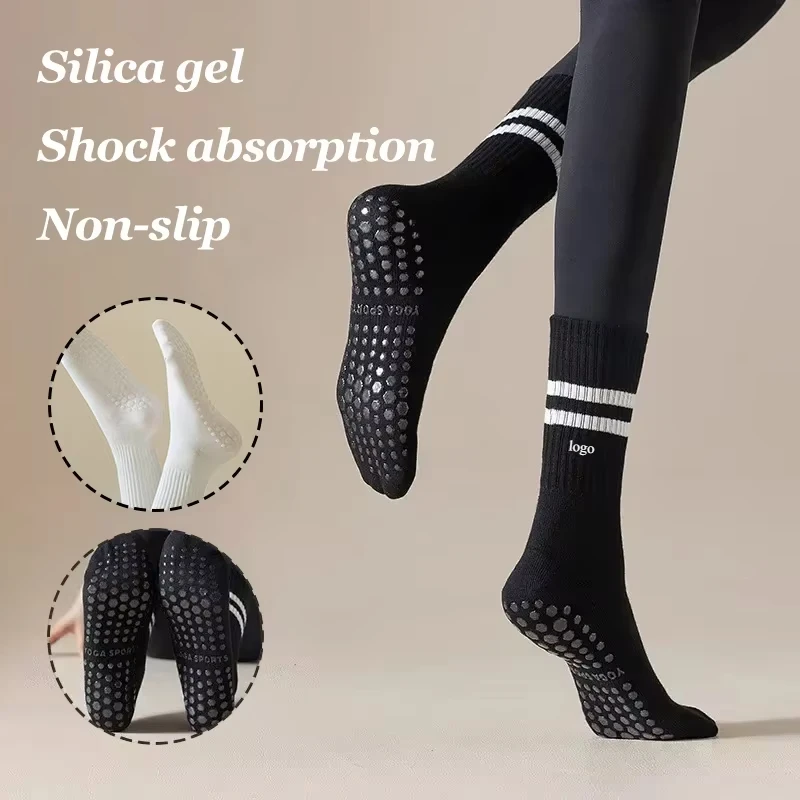 Женские носки для йоги Goddess силиконовые дышащие нескользящие высококачественные