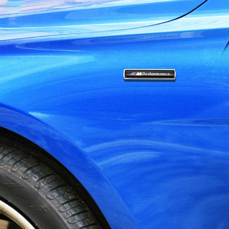 Металлическая эмблема бокового крыла M Performance наклейка на заднюю багажник