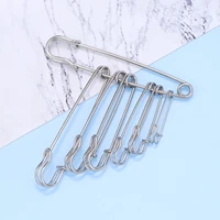 20pcslot large metal pin safety pins length 50mm brooch pins spring lock fasteners diy sewing tools apparel accessories
