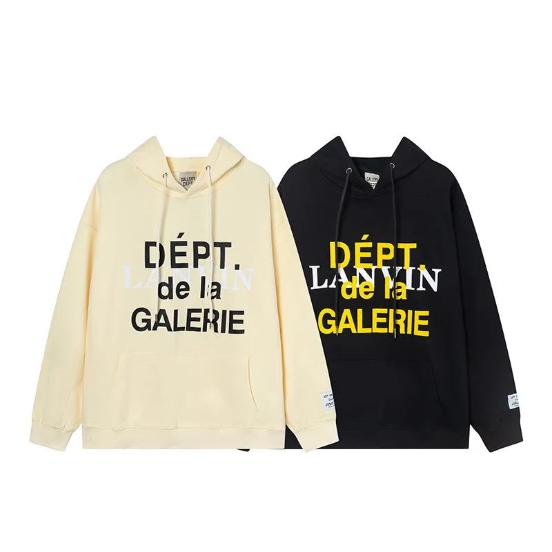 

Autumn and Winter New GALLERY DEPT Fat Guy Loose and Simple Letter Printing Men's and Women's Hooded Sweater