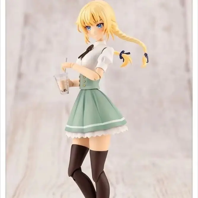 Фото В наличии: Оригинальная коллекционная фигурка Kotobukiya Saeki Ritsuka из ПВХ, 16 см, персонаж аниме, для демонстрации, Sousai Shojo Teie, декор для рабочего стола, подарок №5