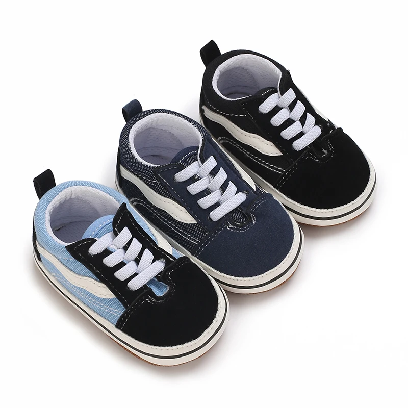 Унисекс Cotton Kicks Для Малышей — Классические Туфли Кроватки На Мягкой Нескользящей