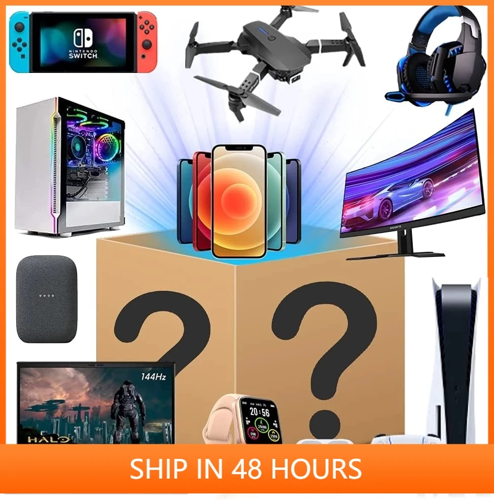 

Most Popular Lucky Mystery Boxes of Electronic Products 100% Surprise Gift Blind Box Random Digital Product 2022 Christmas Gift