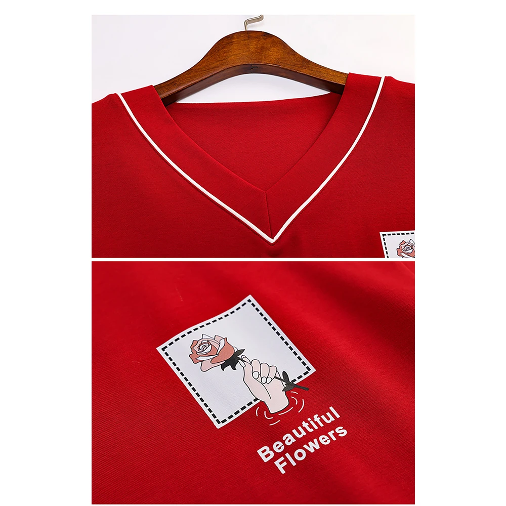 100% Cotton Solid Sleepwear Loungewear Set Woman 2 Pieces Spring Autumn 2023 Casual Women's Pajamas Korean Version pijama mujer