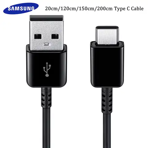 USB 3. 0 Type-C кабель для быстрой зарядки и передачи данных, 20 см/120 см/200 см для Samsung Galaxy A52 A31 A41 A51 A71 A70 S20 S10 S9 S8 Plus Note 8 9