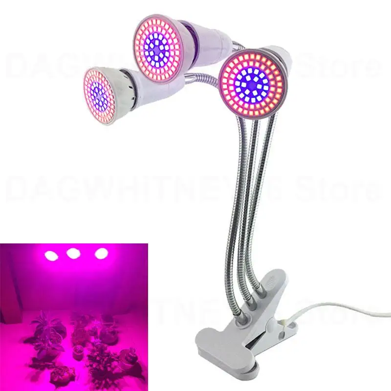 

Освещение для выращивания растений, 3 головки, 72 лампы для выращивания растений в помещении, гидро-фитолампы, лампа для выращивания растений, красная, синяя лампа для теплиц U26
