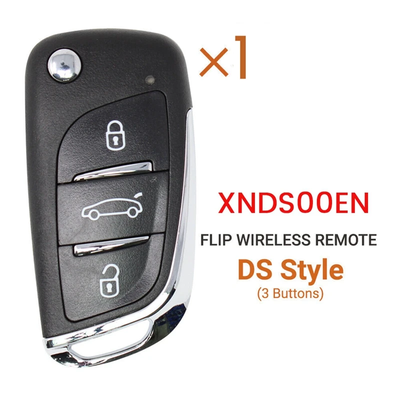 

For Xhorse XNDS00EN Universal Wireless Remote Key 3 Button DS Style Fob For VVDI Key Accessory Part