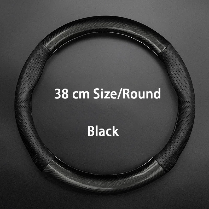 

Чехол для руля Mitsubishi из натуральной кожи, карбоновый чехол для ASX Attrage Colt L200 Mirage G4 Pajero Xpander Lancer Outlander