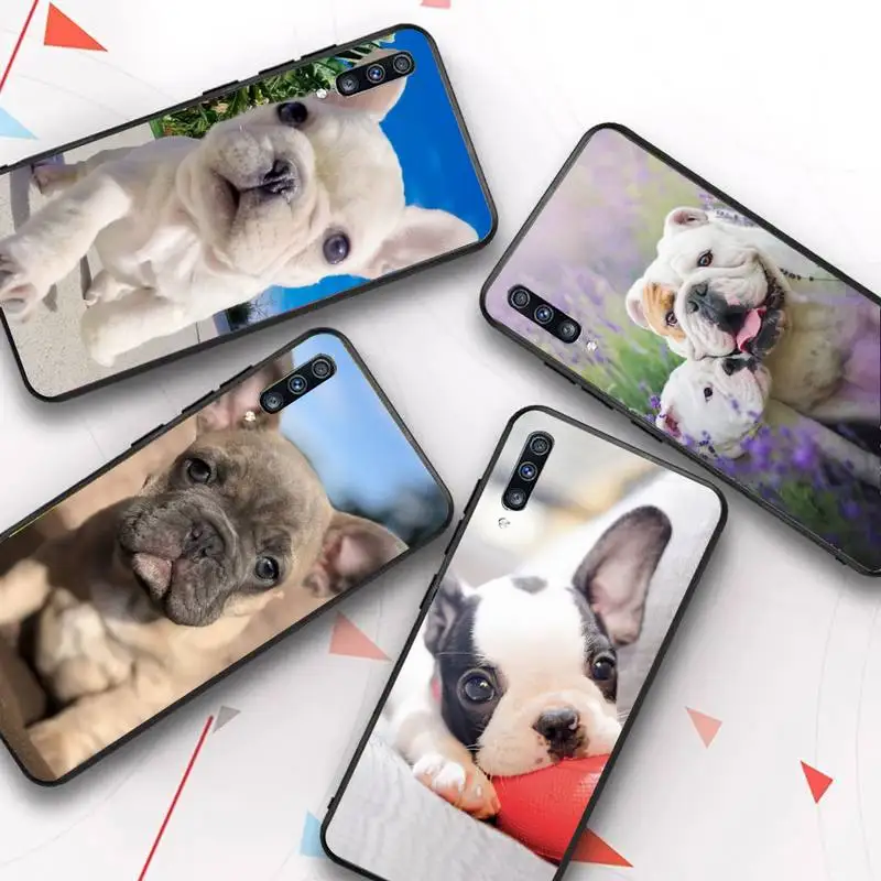 

Cute French Bulldog Phone Case for Samsung A51 01 50 71 21S 70 31 40 30 10 20 S E 11 91 A7 A8 2018