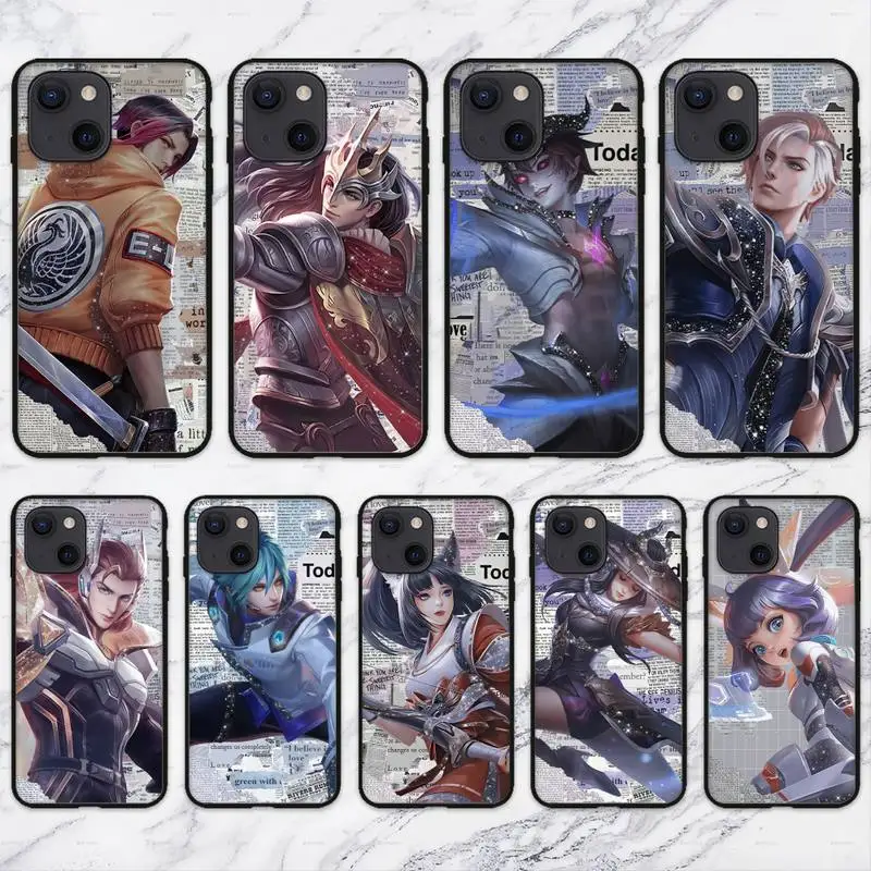 

Mobile Legends Game Phone Case For iPhone 11 12 Mini 13 14 Pro XS Max X 8 7 6s Plus 5 SE XR Shell