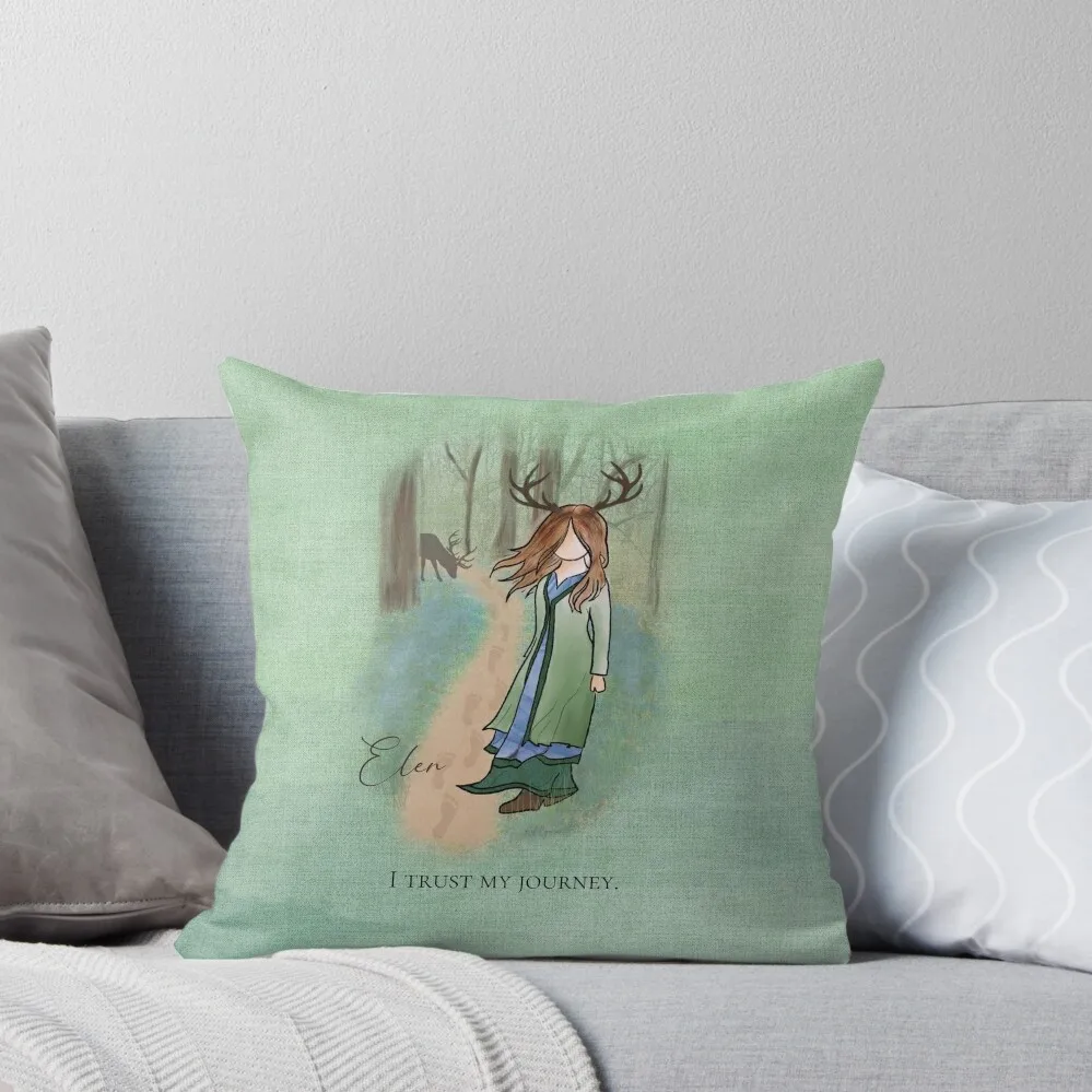 Плюшевые дороги Рогатая богиня декоративная подушка искусственная наволочка