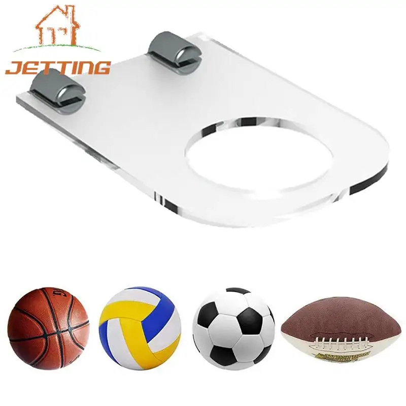 

Acrylic FootBall Display Stand Basketball Wall Mount Ball Support Bracket Holds for Volleyball Soccer Balls Display Stand Holder