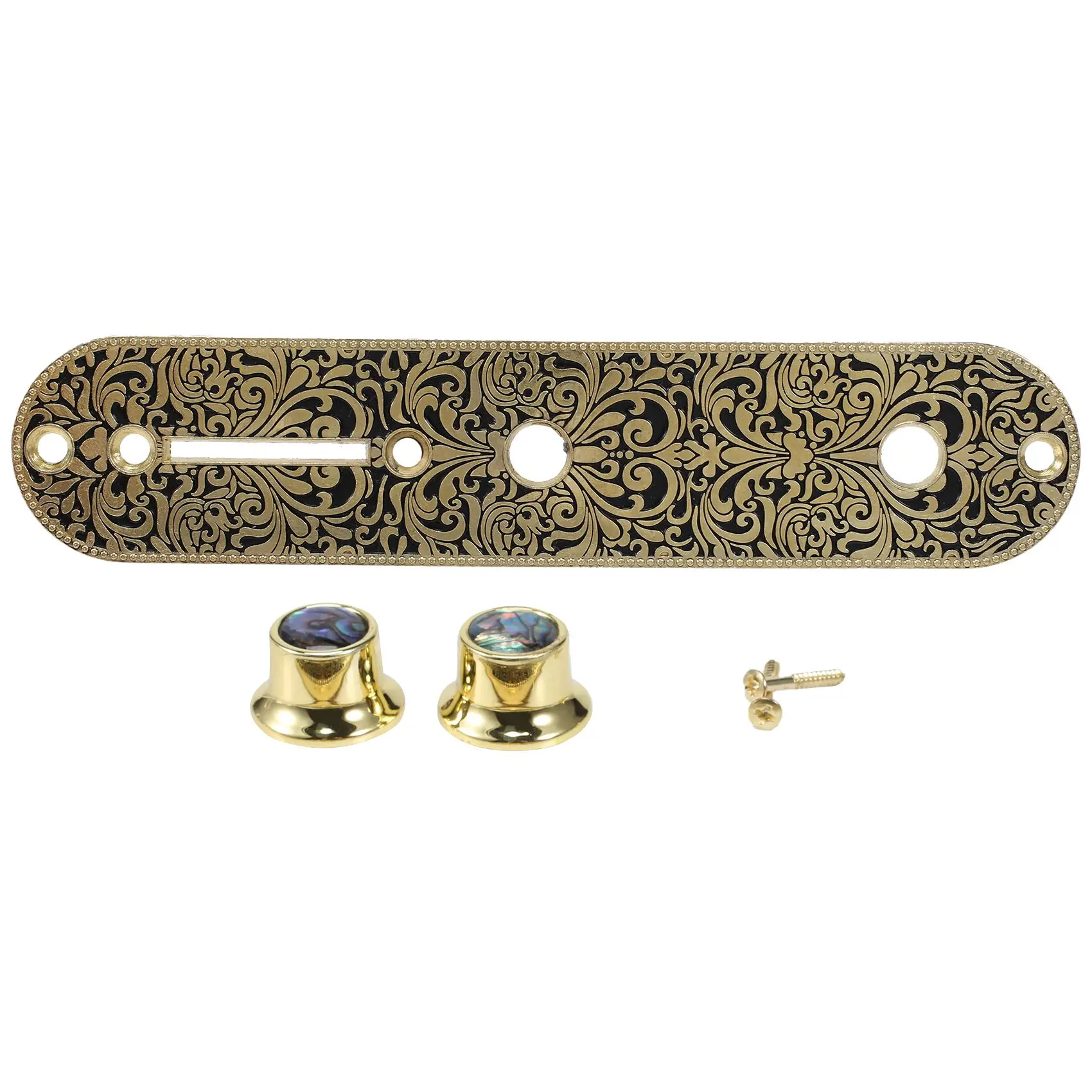 

Guitar Bridge Switch Vintage Control Plate with Volume Knob for Tele TL Electric Guitar Instrument Gold