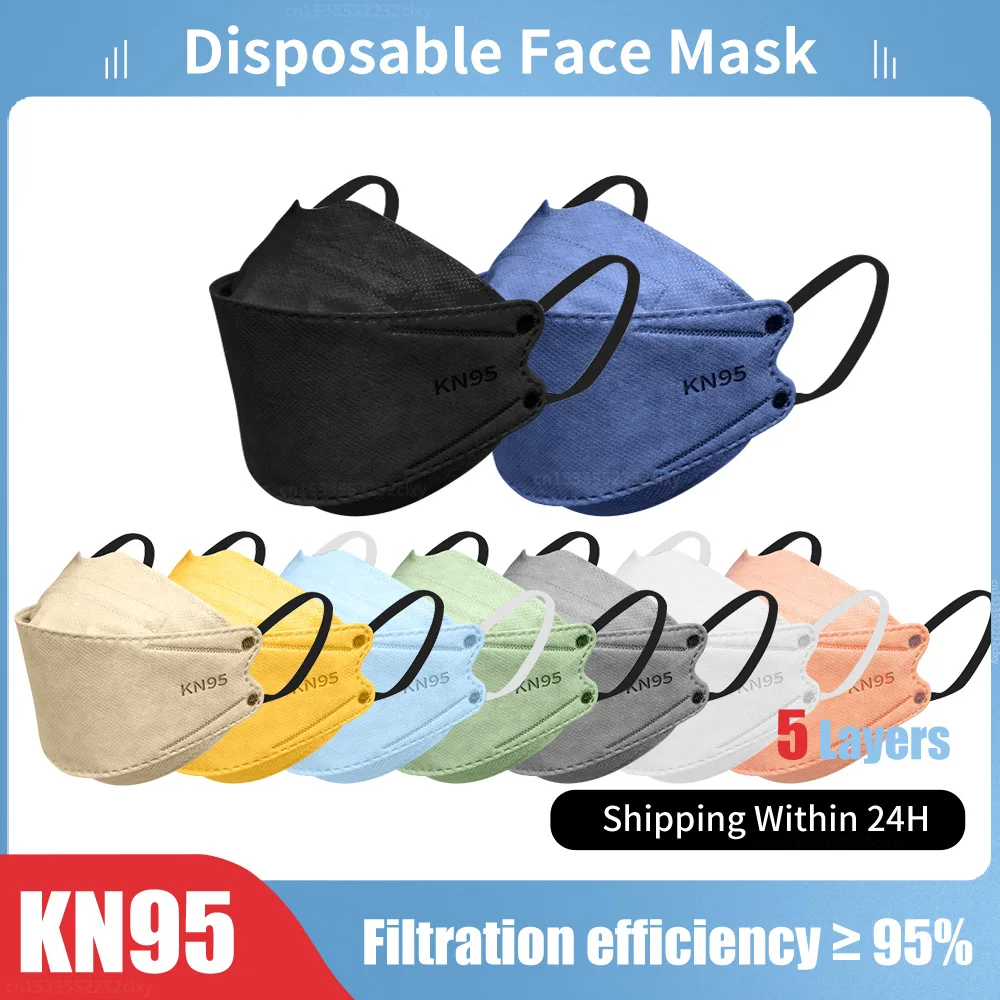 

Adult Kn95 Fish Mask FFP2 Certificate CE Masque FFP 2 Morandi Mascarilla FPP2 Homologada españa ffp2mask 4 Layers Face Masks FP2