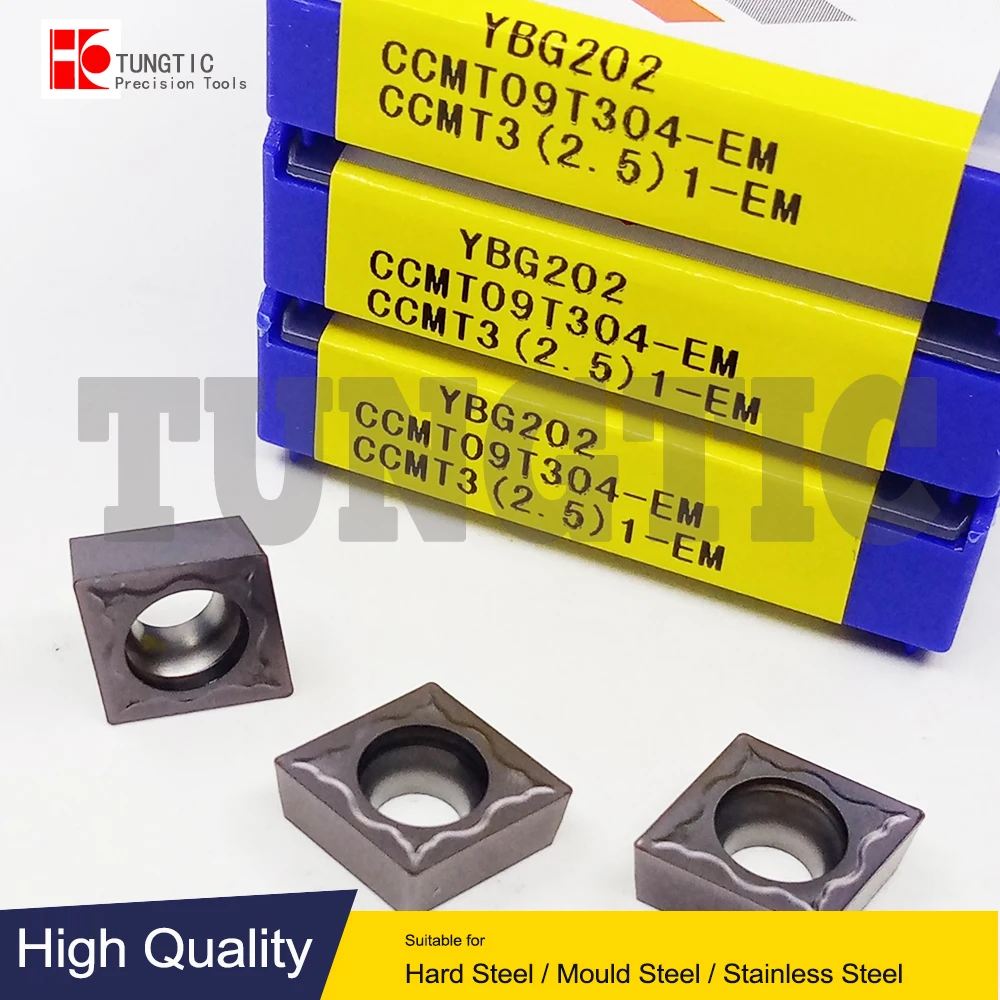 CCMT09T304-EM YBG202 YBG205 CCMT3 (2 5) 1-EM универсальные токарные инструменты карбидные режущие