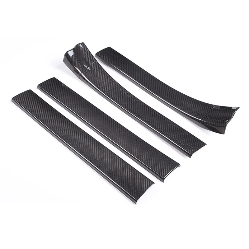 

Car Carbon Fiber Door Sill Plate Inner Door Sill Pedal Scuff Plate Cover Trim For 86 / Subaru BRZ 2012-2022