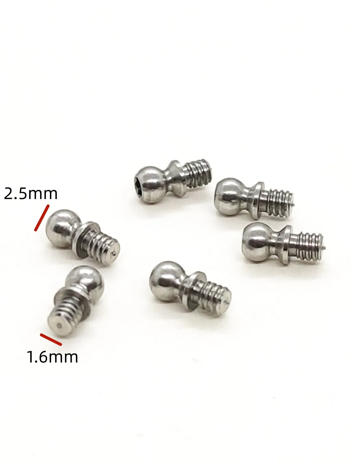 Металлическая шаровая Головка 2 5 мм для ТГ гоночного Заднего Привода дрифтерного
