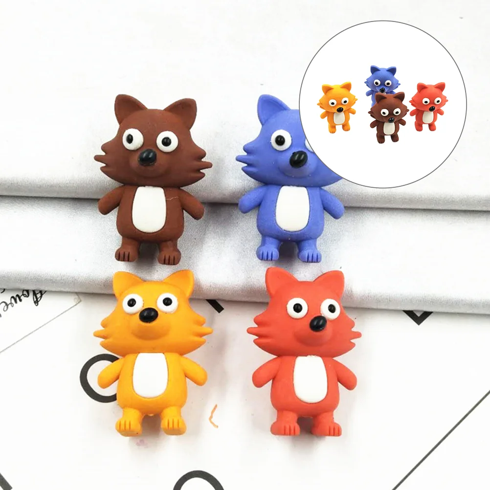 

Eraser Colorful Animals Kid Puzzles Cartoon Detachable Children Classroom Prizes Gift Design