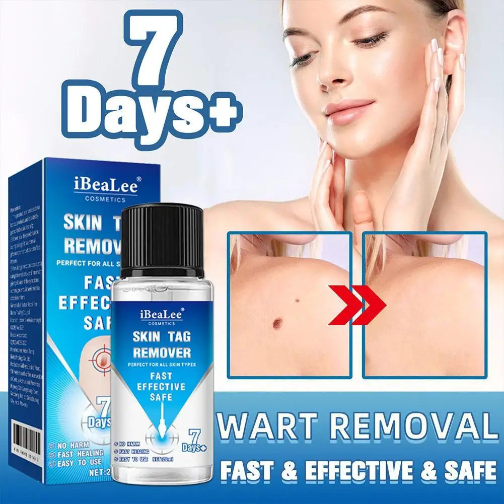 

Skin Tag Remover Serum Painless 7Days Removal Dark Spot Mole Warts Remove Skin Tag Foot Corn Mole Acne Herbal Medical Plaster