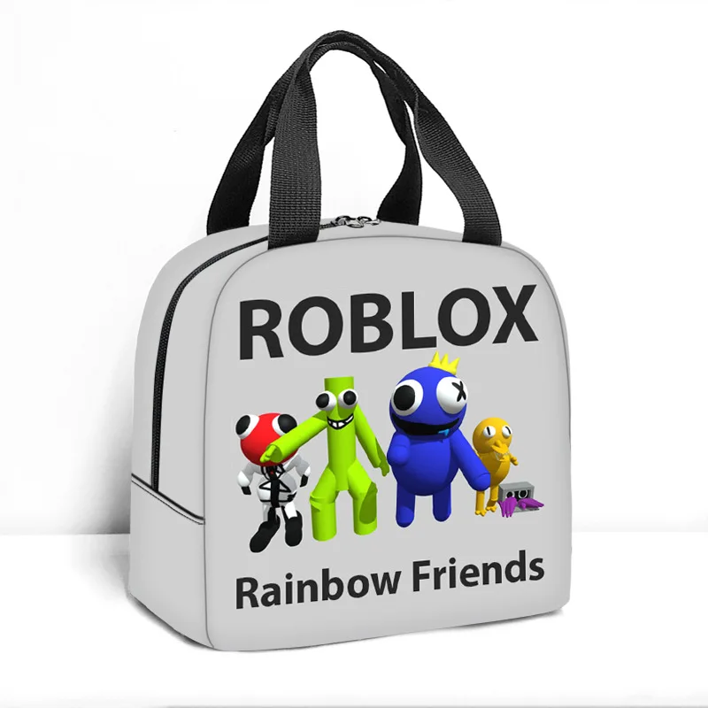 

ROBLOX Rainbow Friends Rainbow Friends Lunch Bag Children's Backpack Schoolbag Boys and Girls Backpack Lightening Zipper