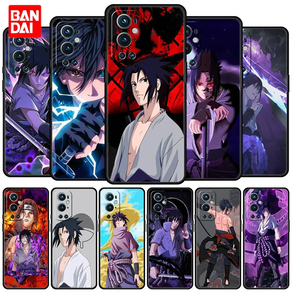 

Naruto Uchiha Clan Case for OnePlus 8 8T 9 9R 9RT 10 Pro Nord CE N200 2 N100 N10 5G Silicone Capinha Funda Cover Black