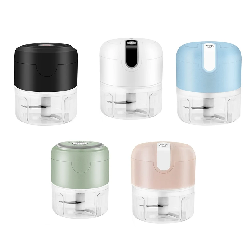 

100Ml Mini USB Wireless Electric Garlic Masher Press Mincer For Vegetable Chili Meat Grinder Food Chopper Kitchen Tool