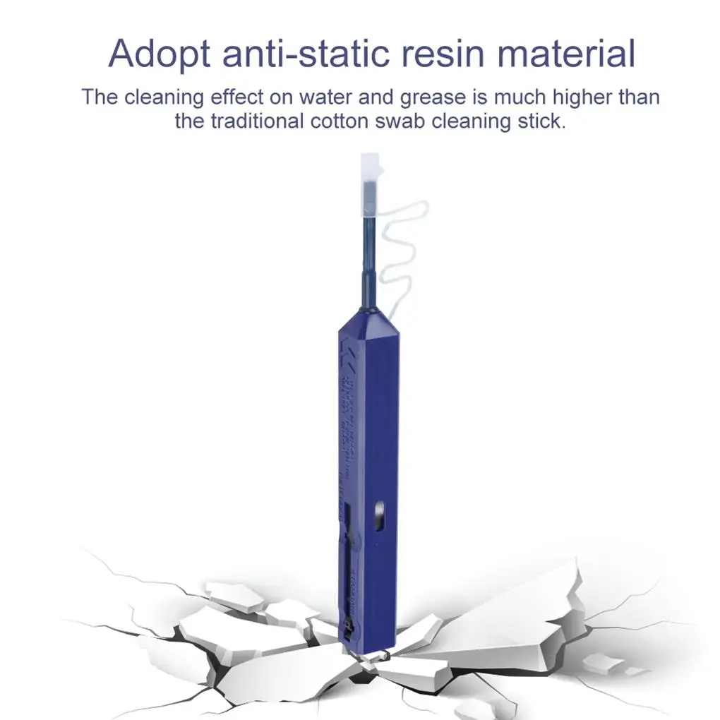 

1.25mm One-Click Cleaner Fiber Optic Cleaning Pen For LC/MU connectors