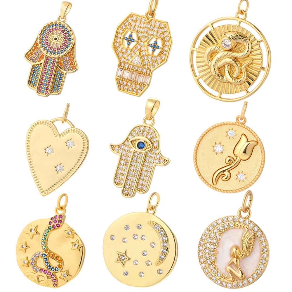 

Турецкий греческий глаз, золотой цвет, подвеска, Подвески для Diy, Череп, серьги, ожерелье, злые голубые глаза, подвески для ювелирных изделий, ...