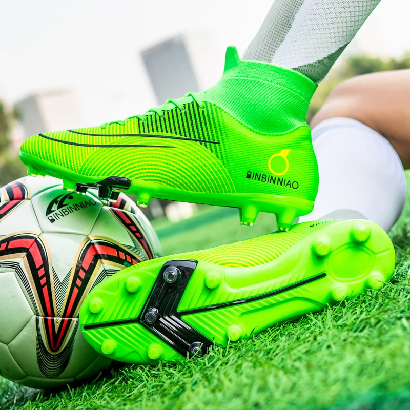 Men Outdoor FG/AF Football Boots Futsal Professional Unisex Soccer Shoes High-quality Grass Training Sport Ultralight Non-Slip