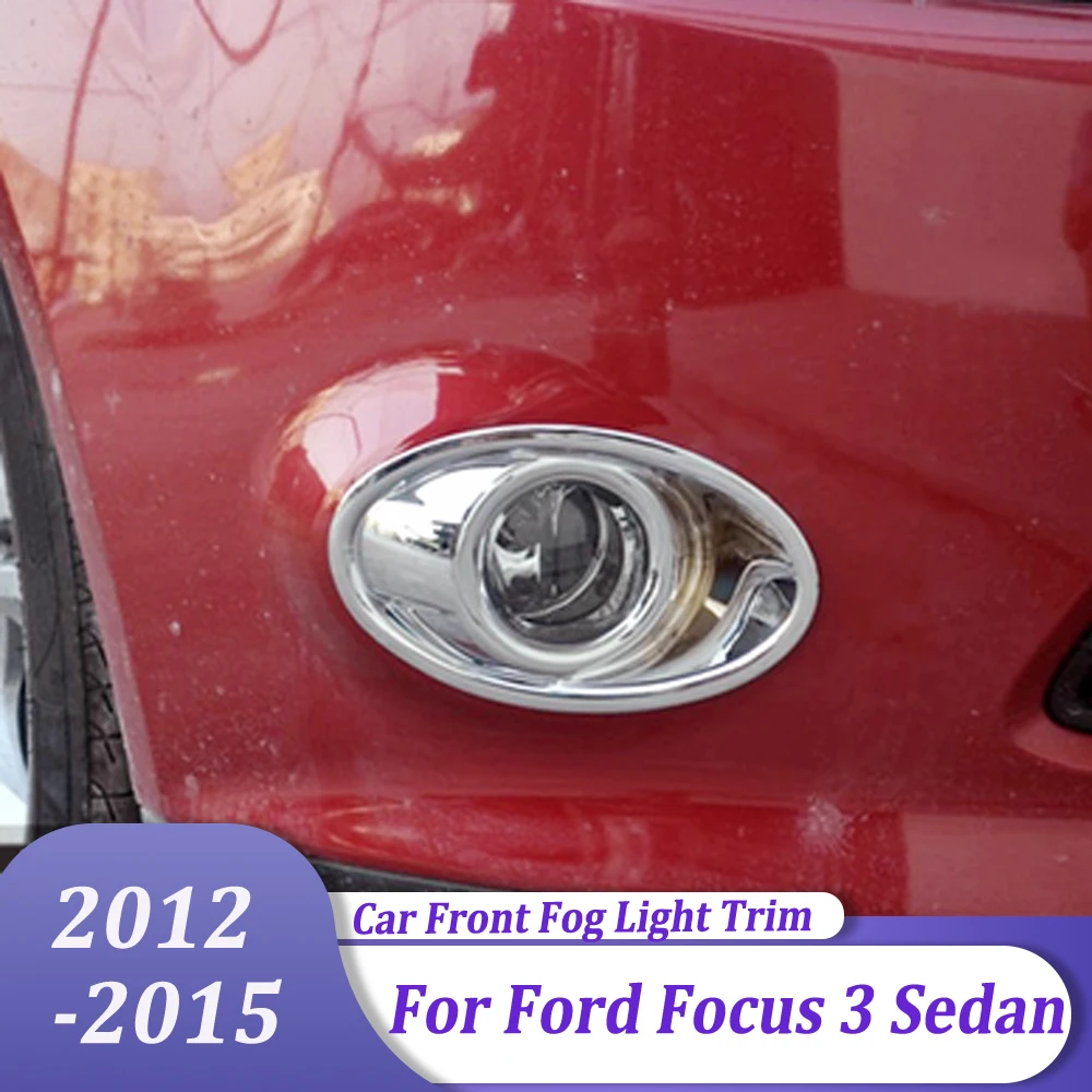 

Передняя противотуманная фара, противотуманные фары, накладка, наклейка, хромированные аксессуары для Ford Focus 3 2012 2013 2014 2015, седан