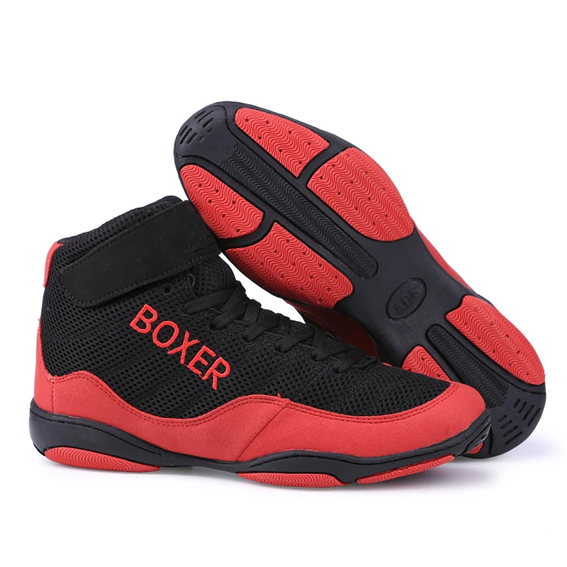 

Men Wrestling Shoes Women Wrestling Sneakers Light Weight Boxing Shoes Anti Slip Flighting Sneakers