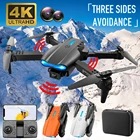 LSRC E99 K3 PRO мини Дрон 4K HD камера WIFI FPV препятствия складной Профессиональный RC Дрон Квадрокоптер вертолет игрушки