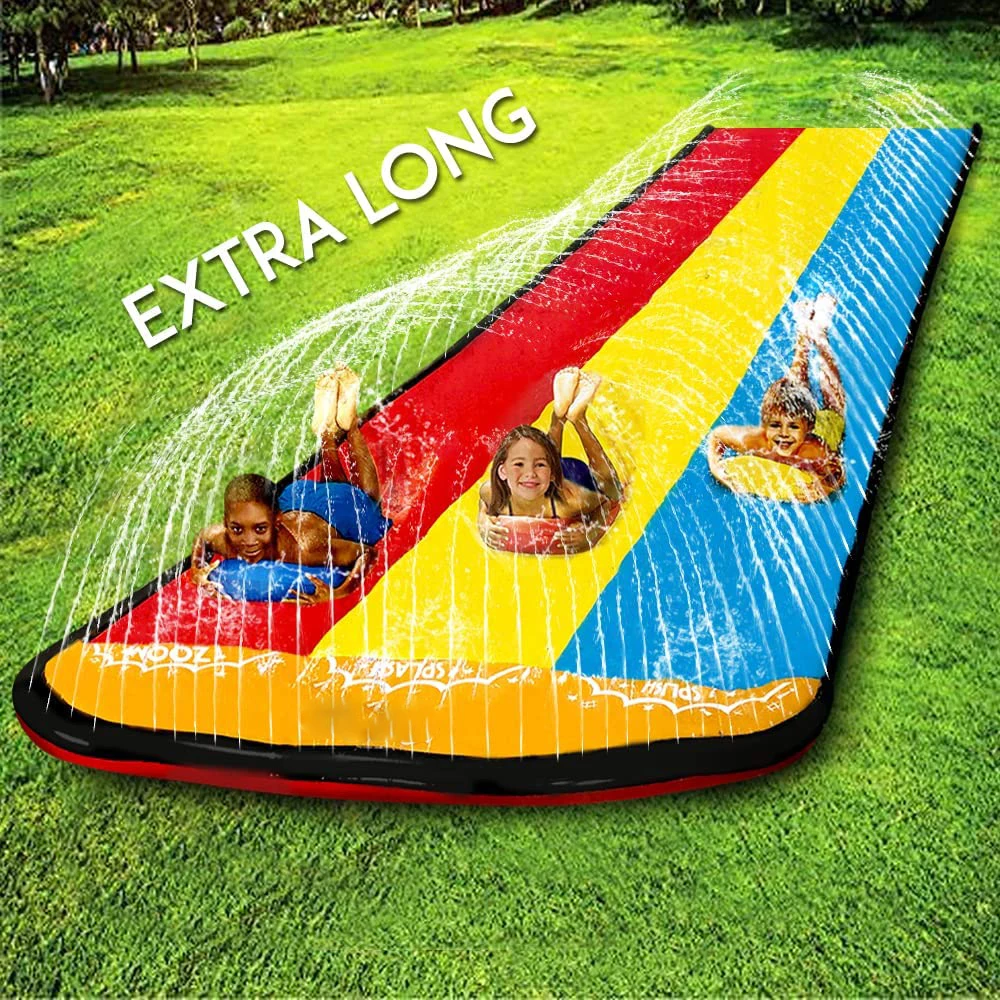 Lawn Toy 480*160cm Slip Slide Heavy Duty Summer Toy With Spr