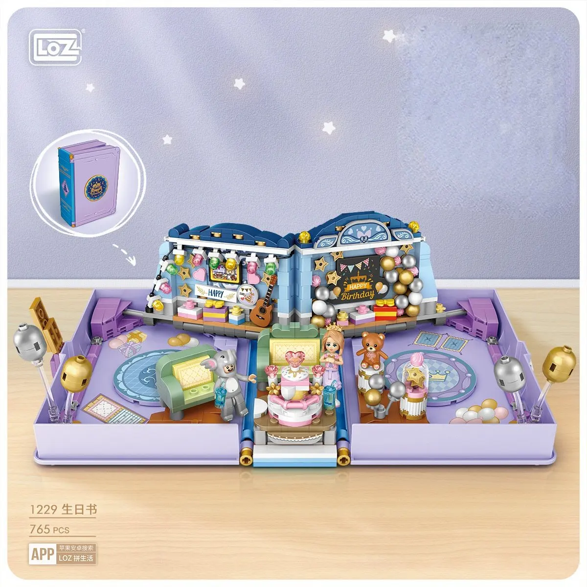 

LOZ mini Blocks Kids Building Bricks Girls Toys Puzzle Birthday Book Gift 1229