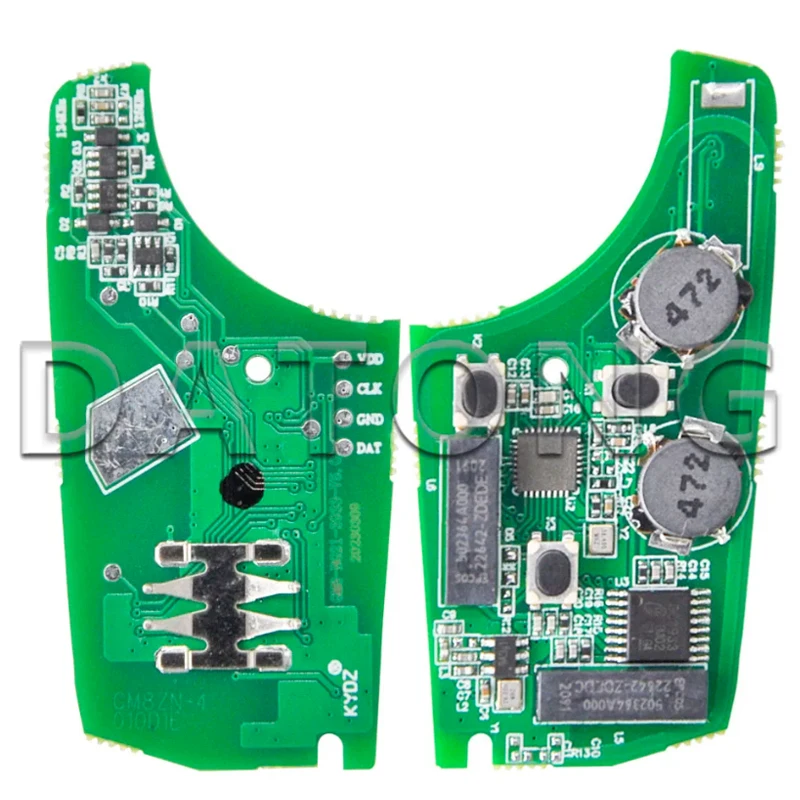 

Автомобильный пульт дистанционного управления Datong World для Chevrolet Monza 4D70 чип 433.92FSK, БЕСКЛЮЧЕВОЙ Выкидной ключ с необработанным лезвием HU100