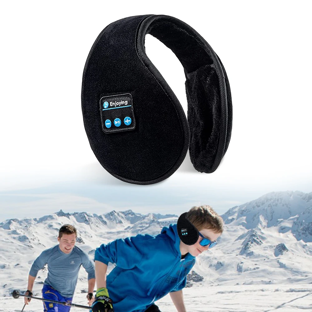 

Wireless Ear Muffs, Earphone Warmer Earmuffs, Bluetooth Headphones Men's Women Winter Thick Casual Cap, Sports Muff