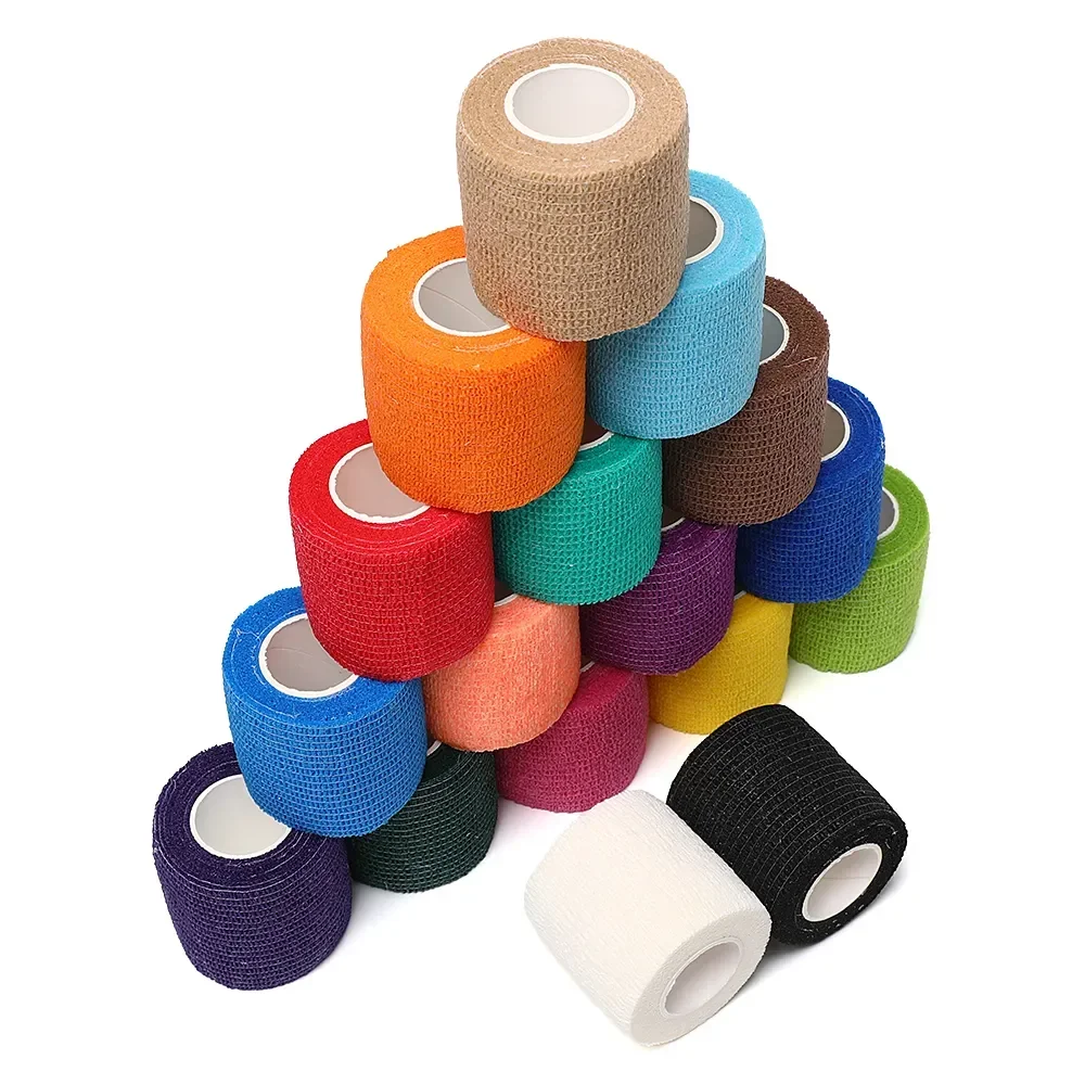 

Multi-color Self-adhesive Elastic Bandage Sports Protection Knee Finger Ankle Palm Shoulder Non-woven Elastic Elasticity Tape